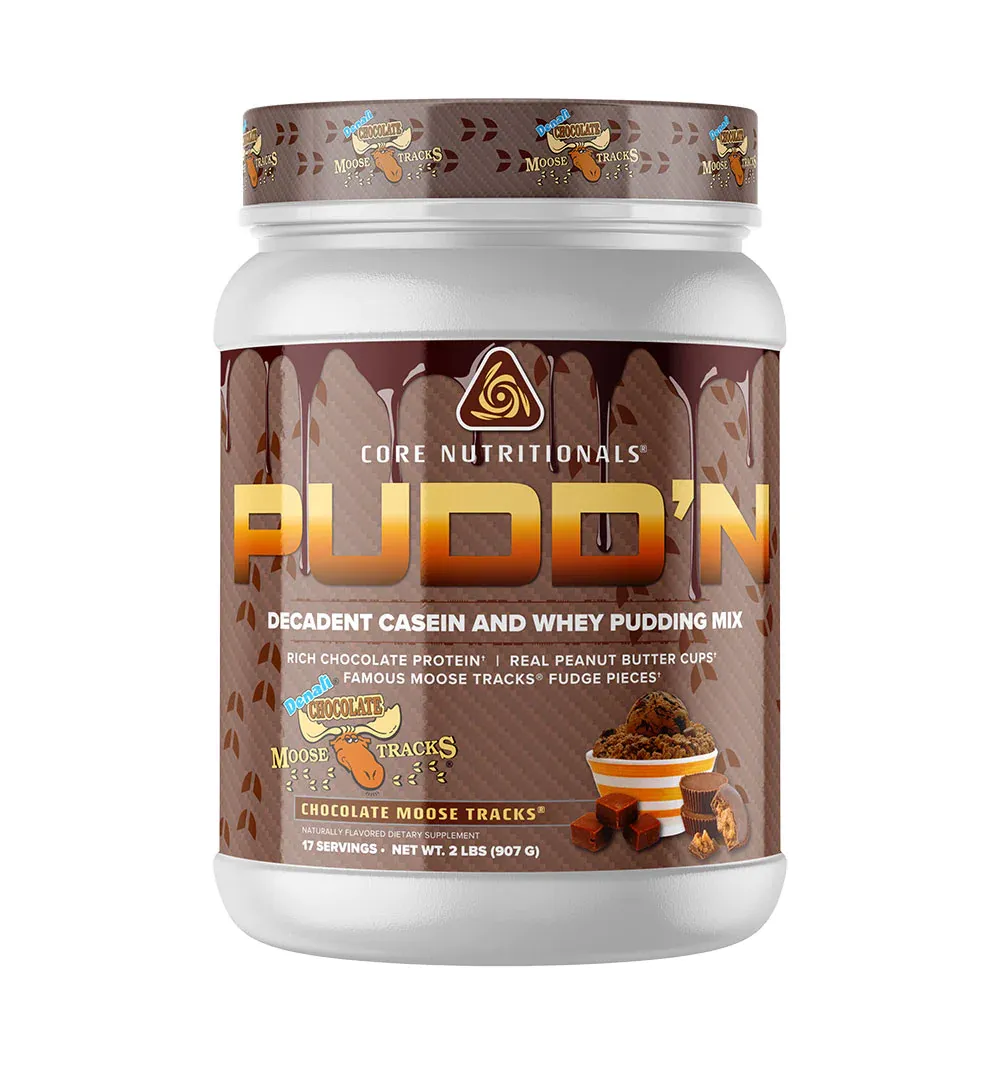 Core Nutritionals Pudd&#39;n, Flavor: Chocolate Moose Tracks, Size: 2lb