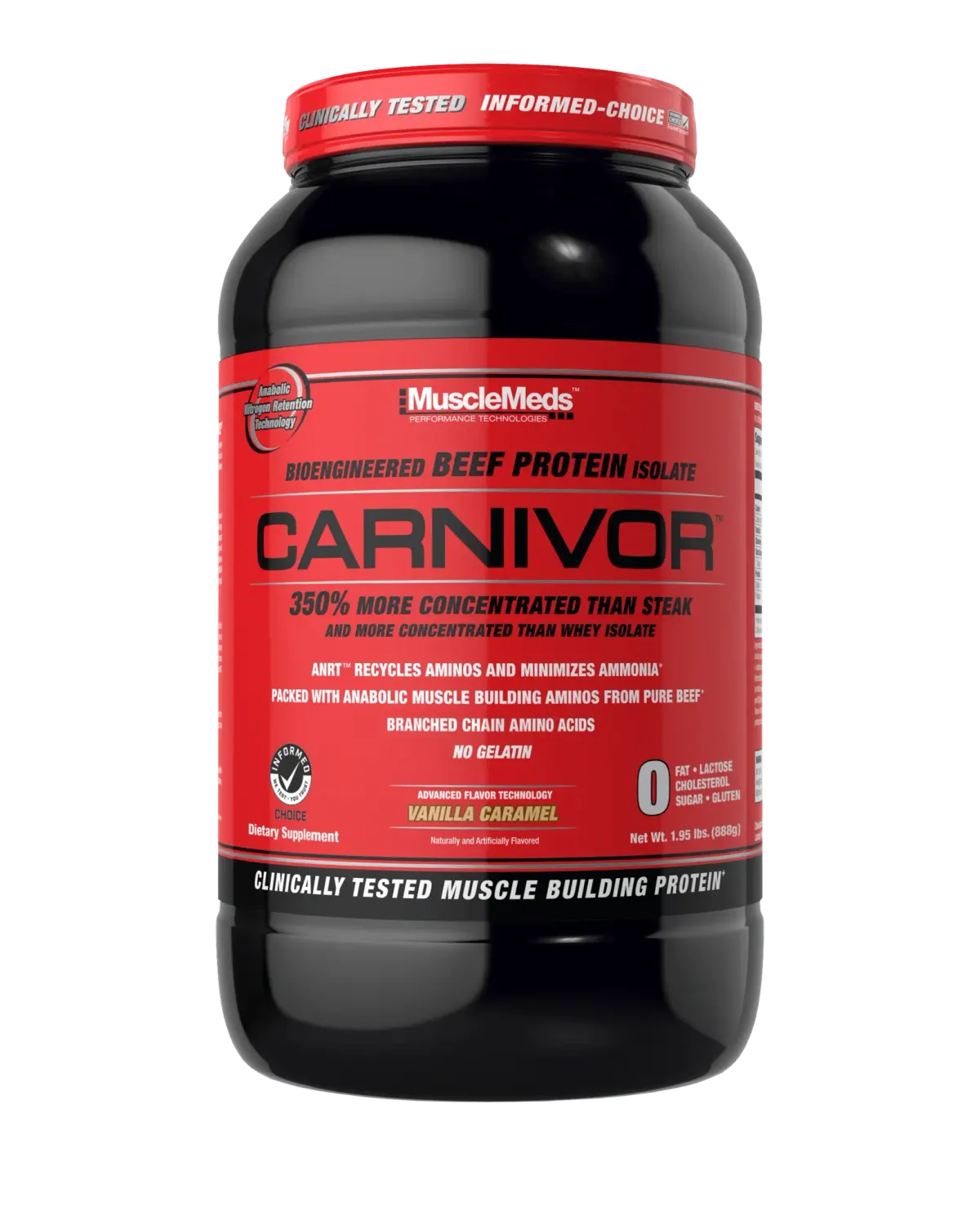 MucscleMeds Carnivor , Flavor: Vanilla Caramel, Size: 2lb