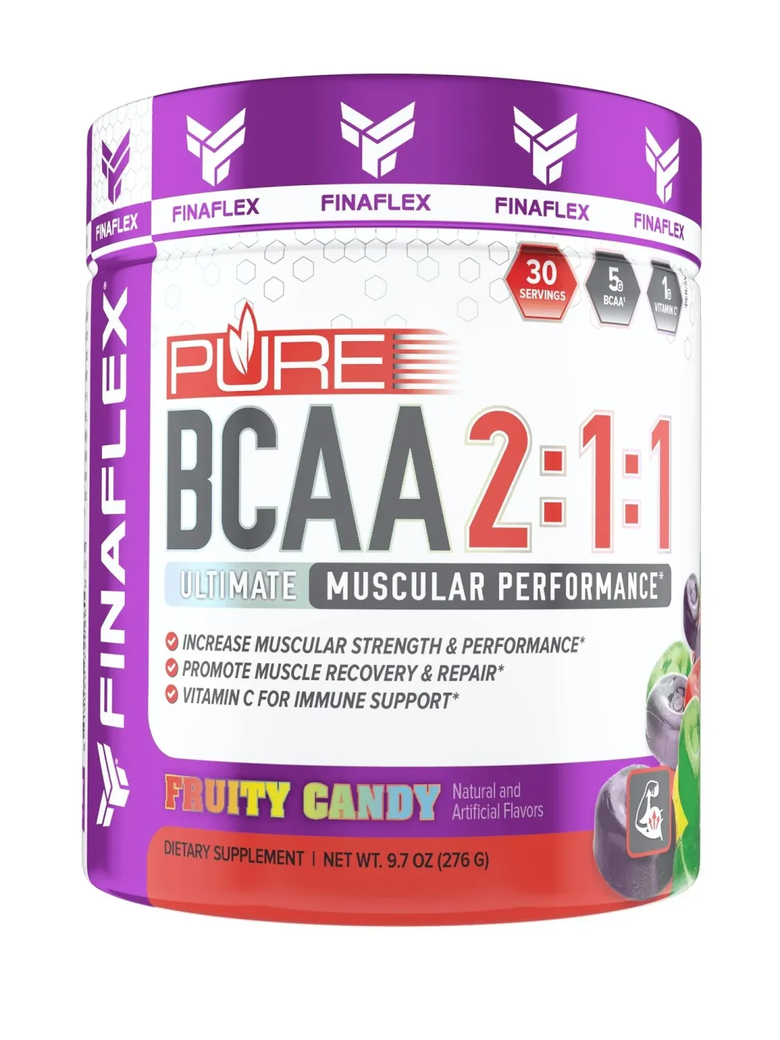 Finaflex BCAA W/Vitamin C 30srv, Flavor: Fruity Candy