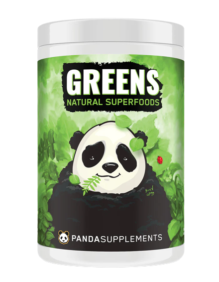 PANDA Natural Greens Powder 30srv, Flavor: Superfood Pineapple