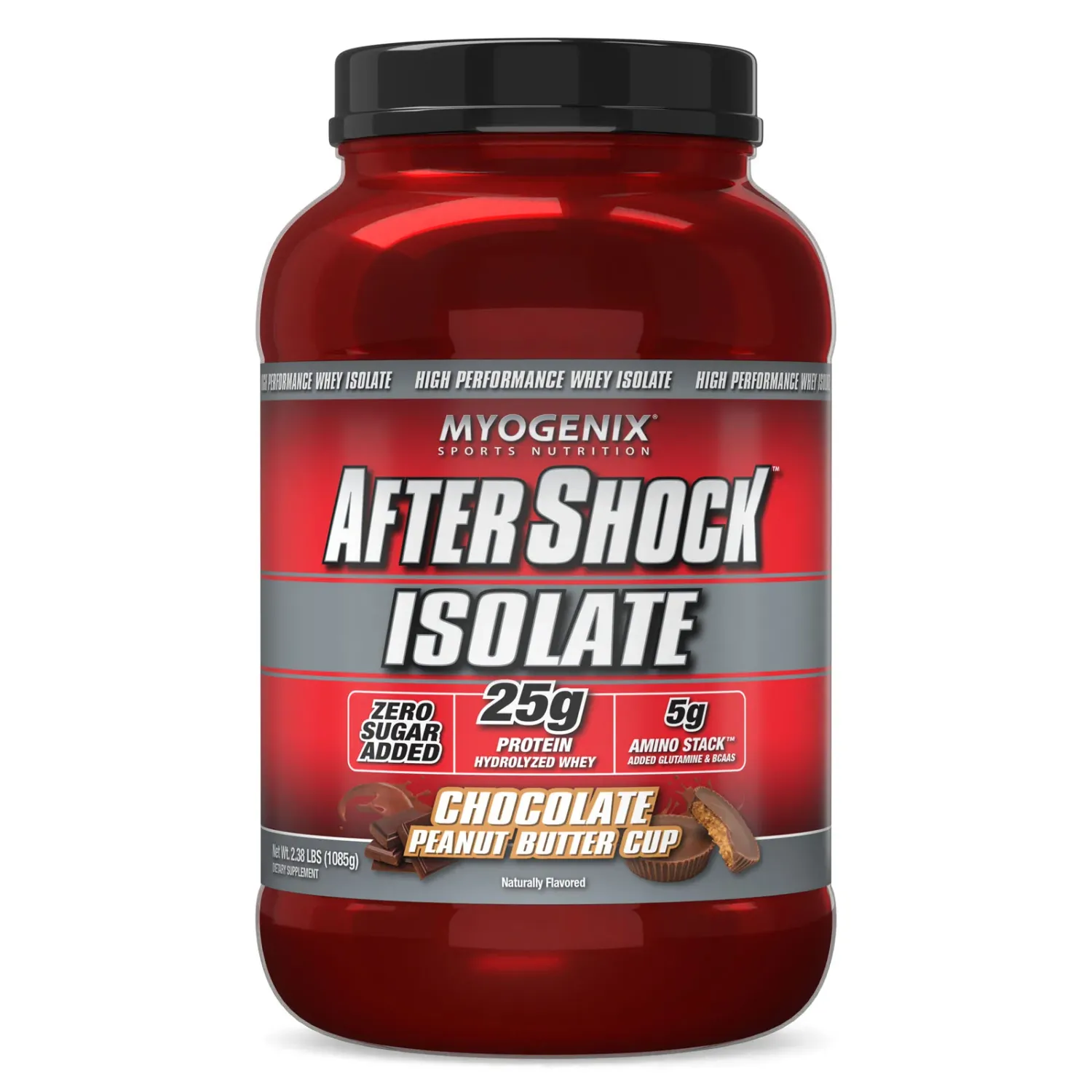 Myogenix After Shock Protein Isolate 2lb, Flavor: Chocolate PB Cup