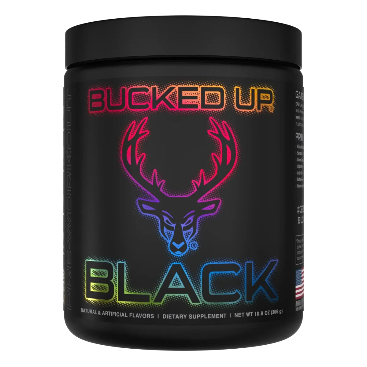BUCKED UP Pre-Workout Black Edition