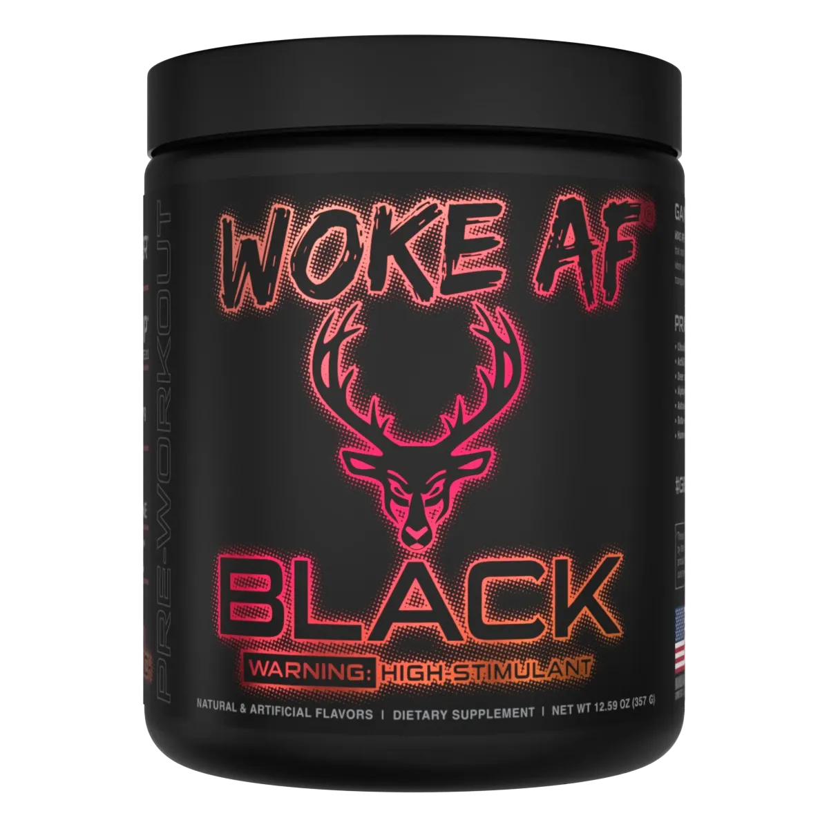 BUCKED UP Woke AF Pre-Workout Black Edition, Flavor: Sets On The Beach
