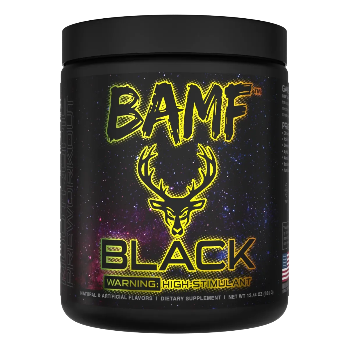 BUCKED UP BAMF Pre-Workout Black Edition, Flavor: Candy Shop