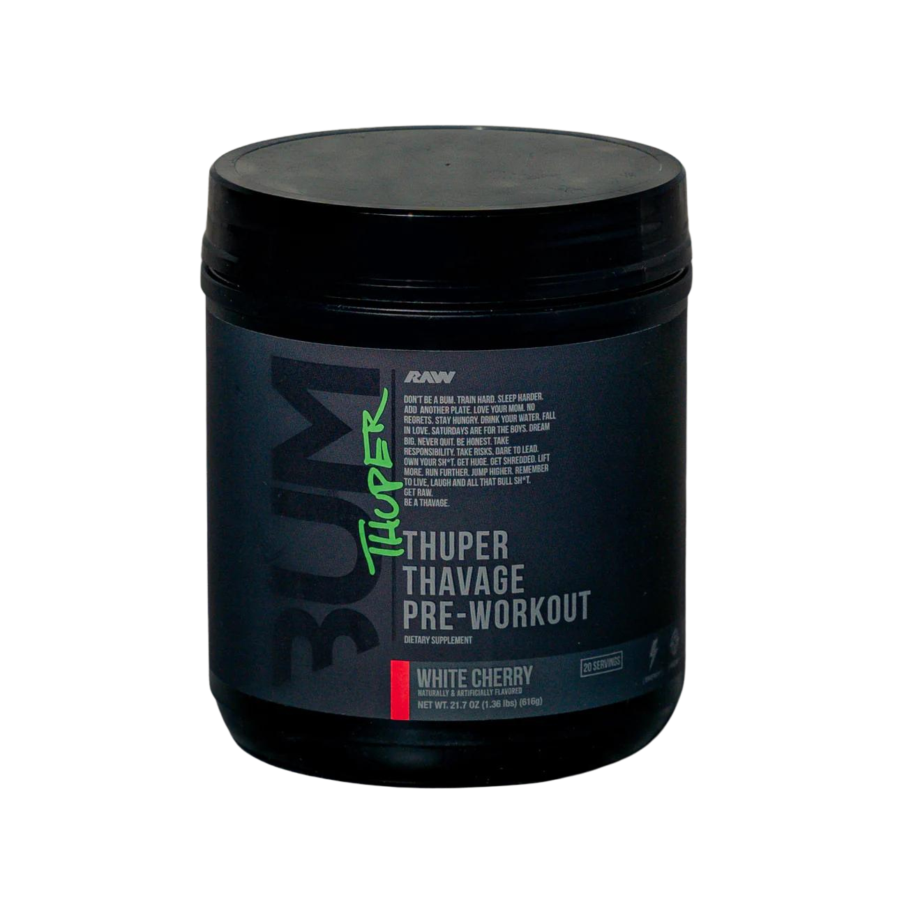Raw Nutrition CBUM Thuper Thavage Pre-Workout