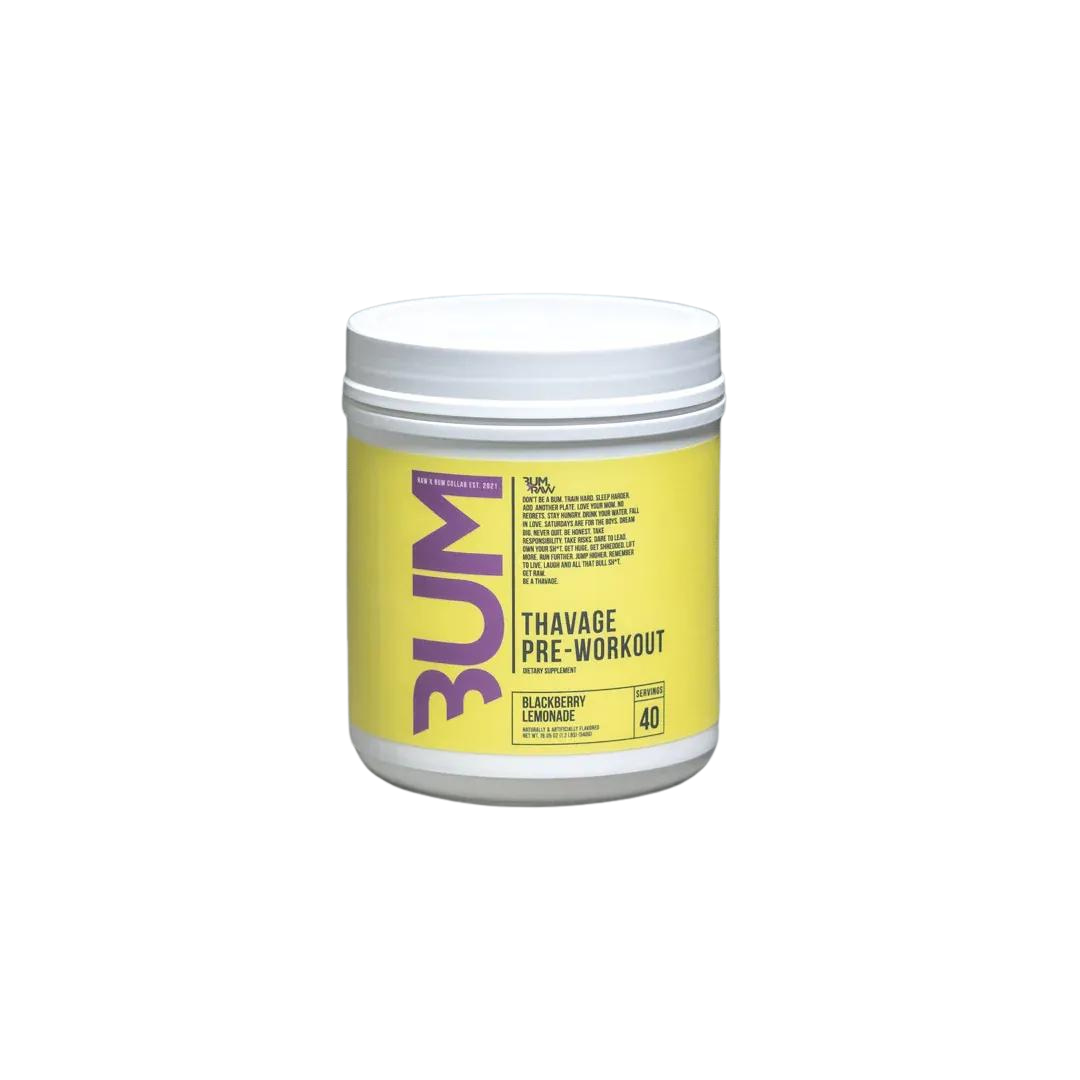 RAW CBUM Thavage Pre-Workout, Flavor: Blackberry Lemonade