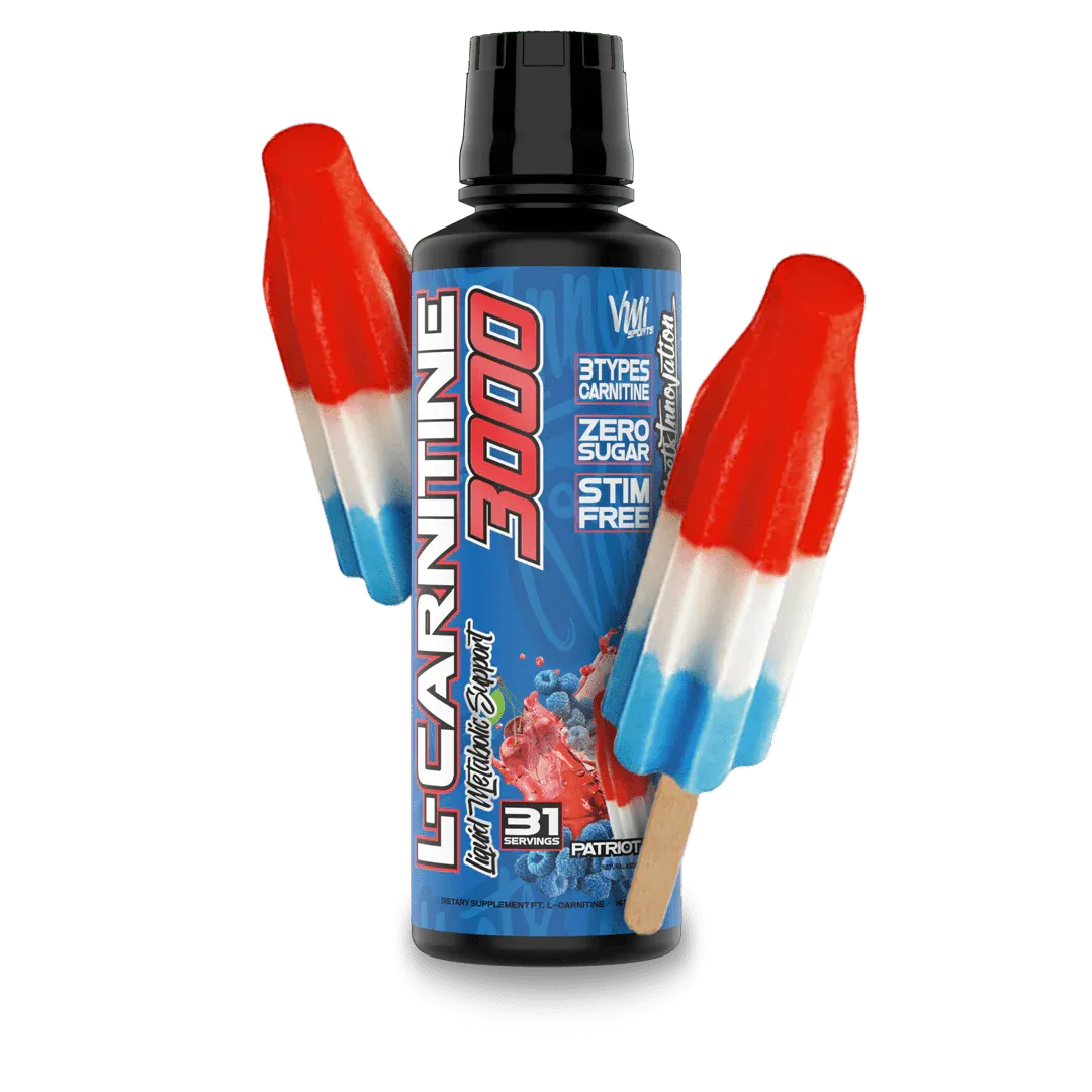 VMI L-Carnitine 3000 Liquid 31 Servings, Flavor: Patriot Pop