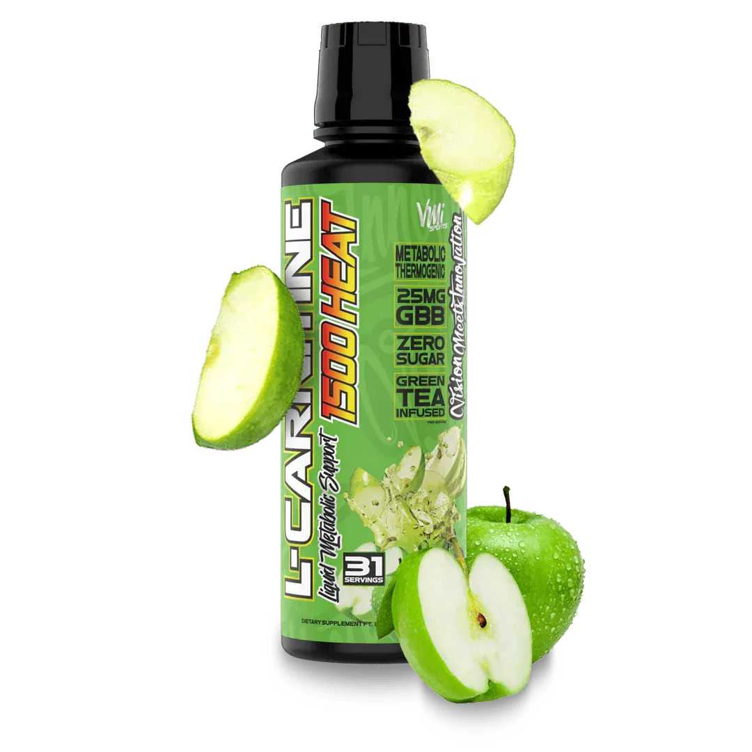 VMI L-Carnitine 1500 Heat Liquid 16oz, Flavor: Granny Apple