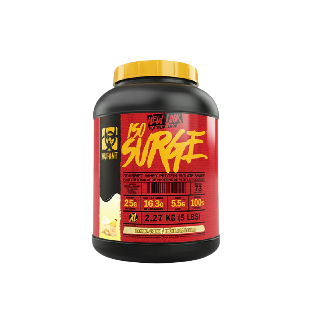 MUTANT IsoSurge 5 Lb. Isolate Protein, Flavor: Banana Cream
