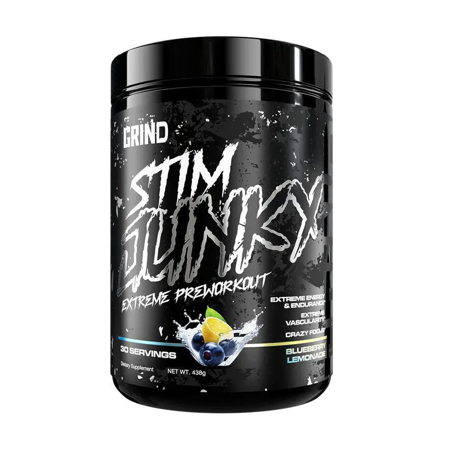 GRIND Stim Junky 2.0, Flavor: Blueberry Lemonade