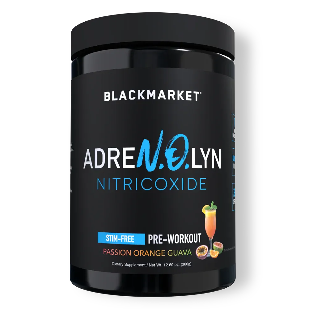 BLACKMARKET AdreN.O.Lyn Nitric Oxide, Flavor: Passion Orange Guava