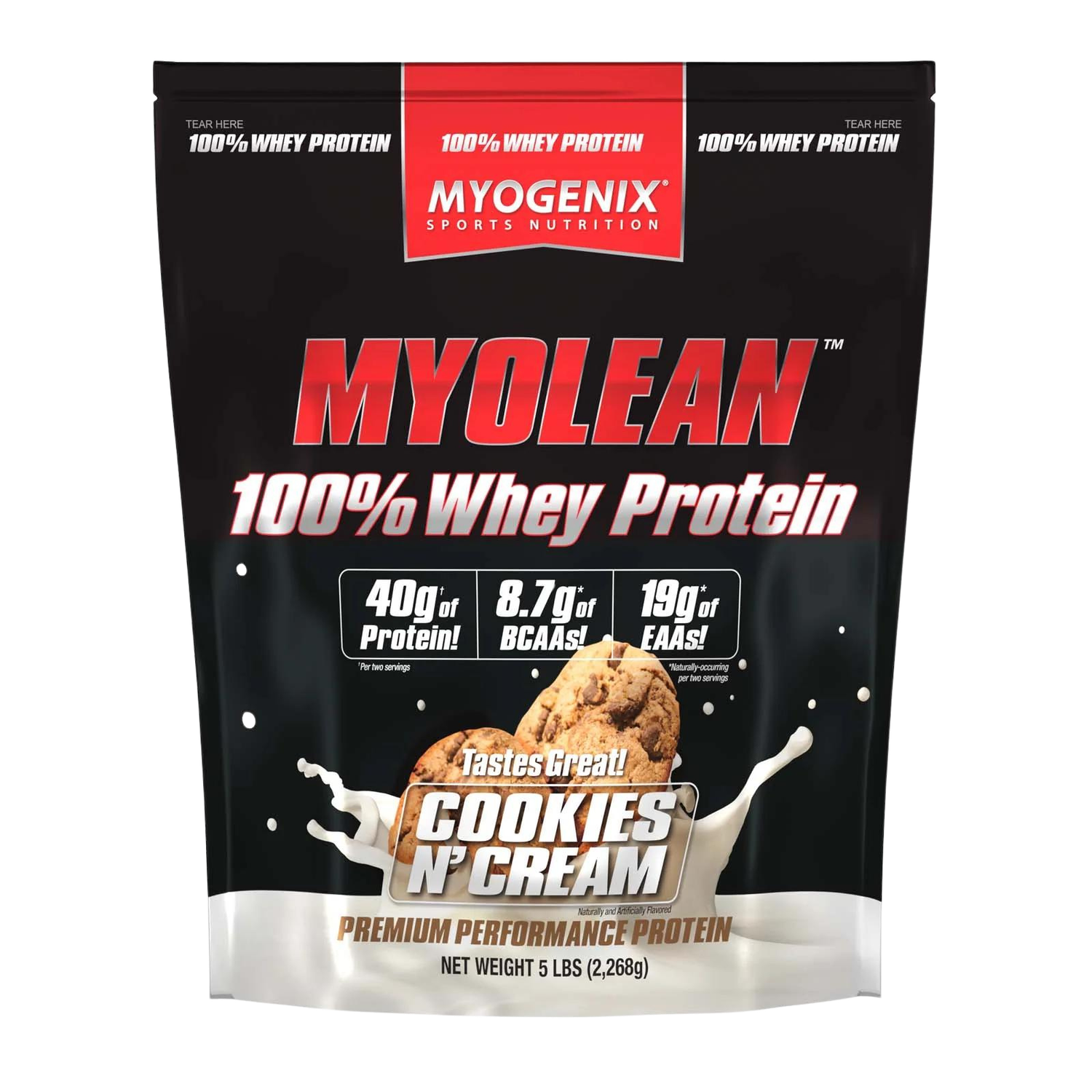 MYOGENIX Myolean Protein 5 Lbs, Flavor: Cookies N&#39; Cream