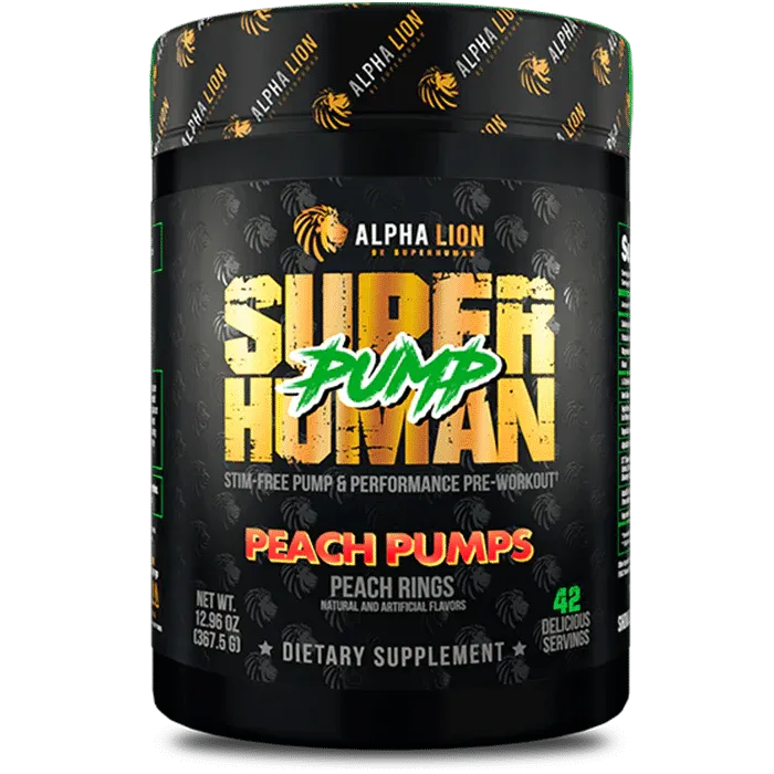 ALPHA LION Superhuman PUMP Nitric Oxide Powder 42 Srv.