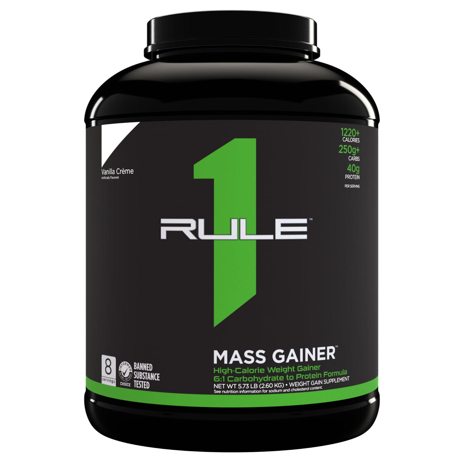 R1 High Calorie Mass Gainer 6lbs Vanilla Creme 6lb