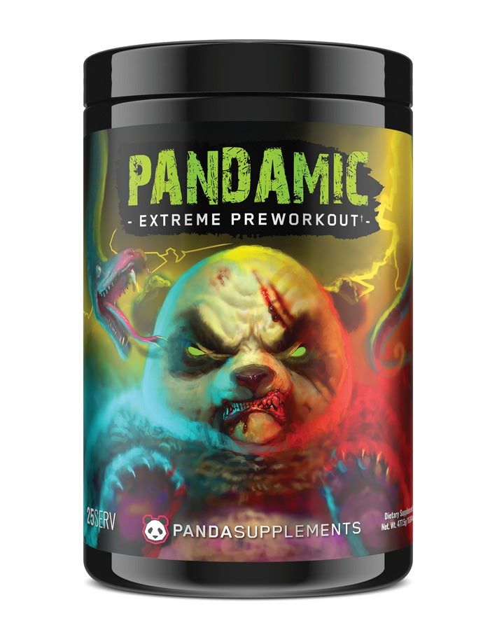 PANDA SUPPLEMENTS Pandamic Pre-Workout, Flavor: Sour Gummy