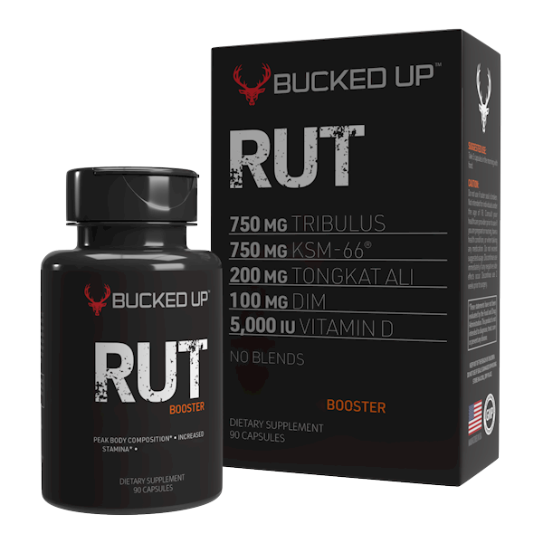 BUCKED UP Rut Testosterone Booster 90 Caps