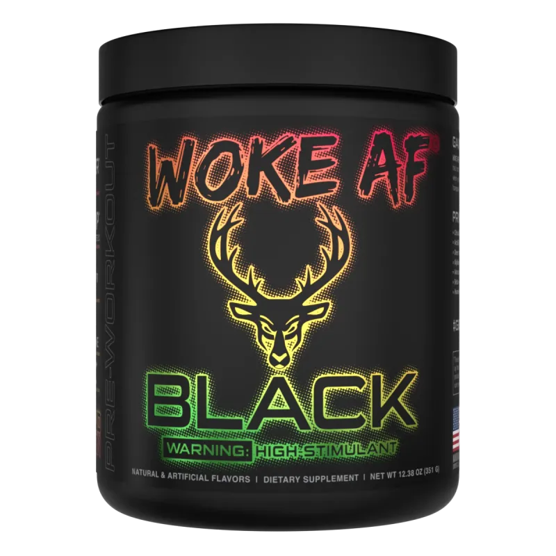 BUCKED UP Woke AF Pre-Workout Black Edition