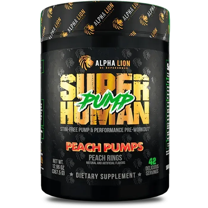 ALPHA LION Superhuman PUMP Nitric Oxide Powder 42 Srv.