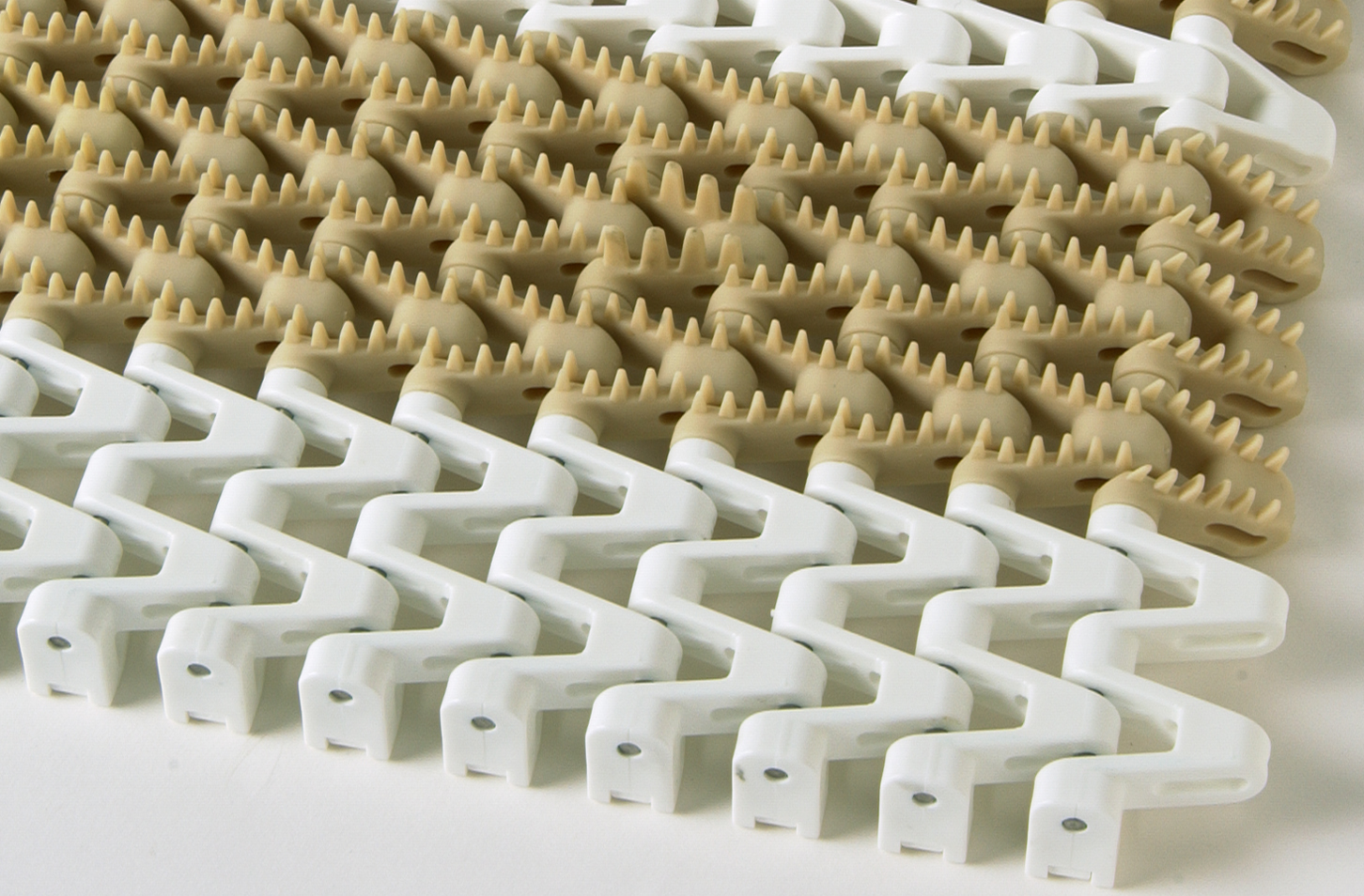 25MM 10MM BRUSH TOP SANTOPRENE HIGH FRICTION SUPER TIGHT CHAIN (ALL WIDTHS AVAILABLE)