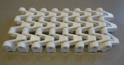 25MM PLAIN WHITE SUPER TIGHT CHAIN (ALL WIDTHS AVAILABLE)