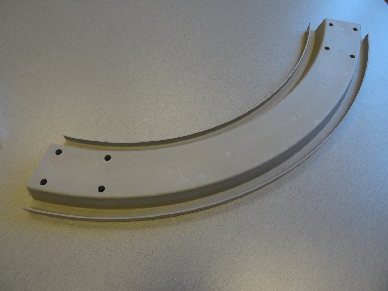 90° VERTICAL BEND PROFILE MOLDED