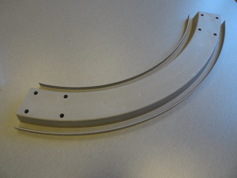 90° VERTICAL BEND PROFILE MOLDED 90° VERTICAL BEND PROFILE MOLDED