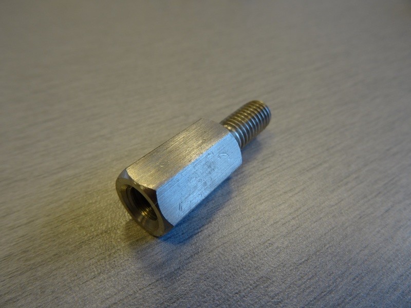 STANDOFF - M8x18x21 STAINLESS STEEL MALE TO FEMALE