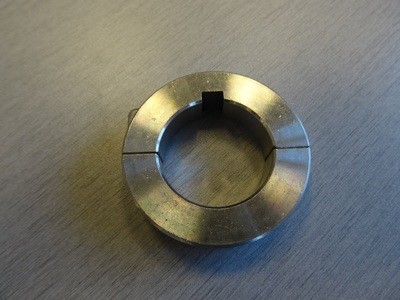 DOUBLE SLIT SHAFT COLLAR WITH KEYSEAT