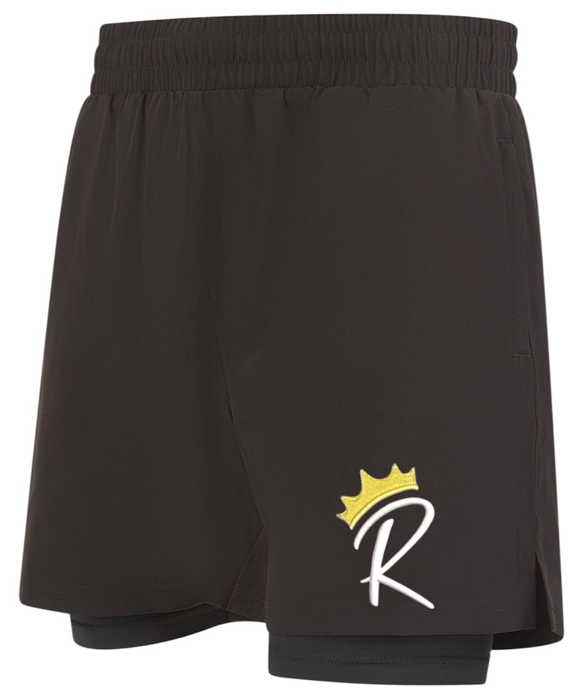 Boys double-layer sports shorts