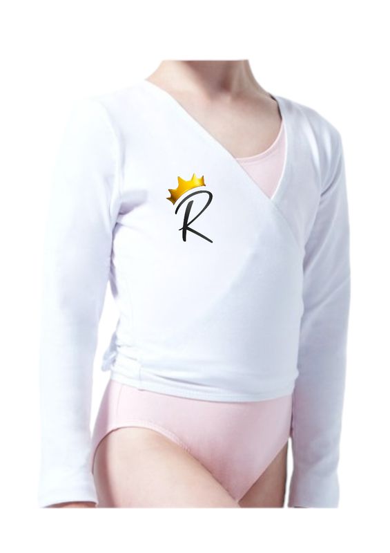 Pre Mini and Mini white ballet wrap