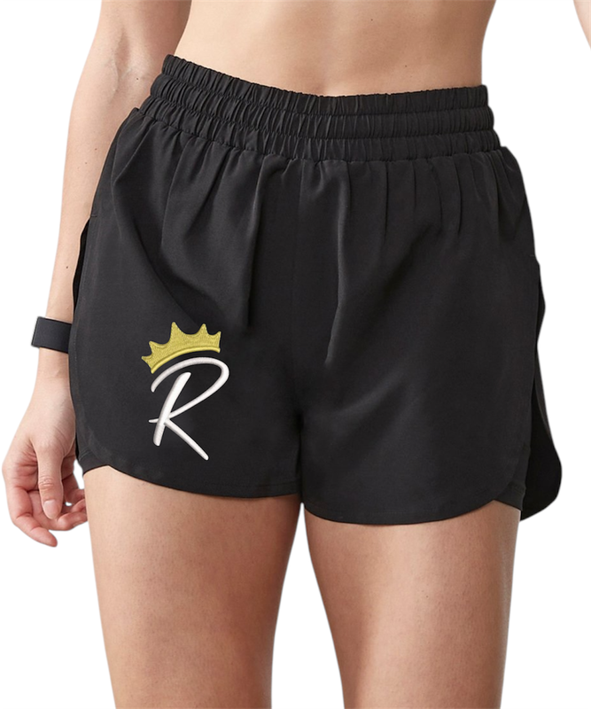 Adult double-layer sports shorts