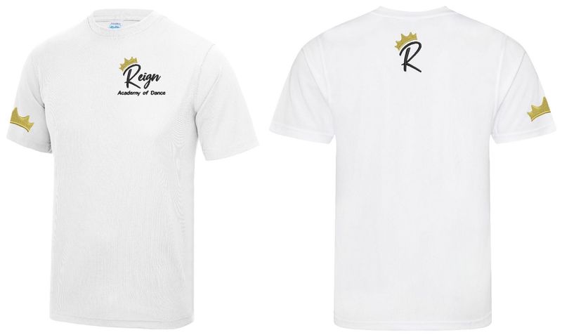 White Sports T-Shirt