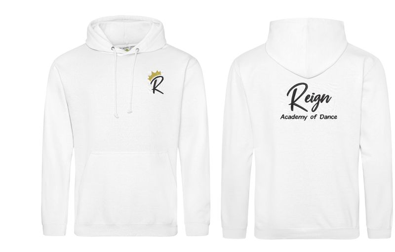 White Sports Hoodie