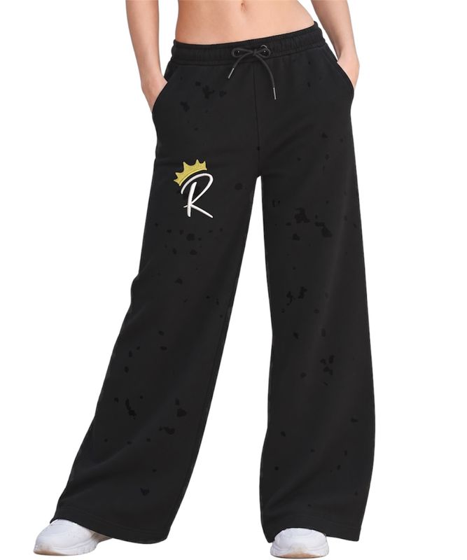 Adult wide leg jogging bottoms