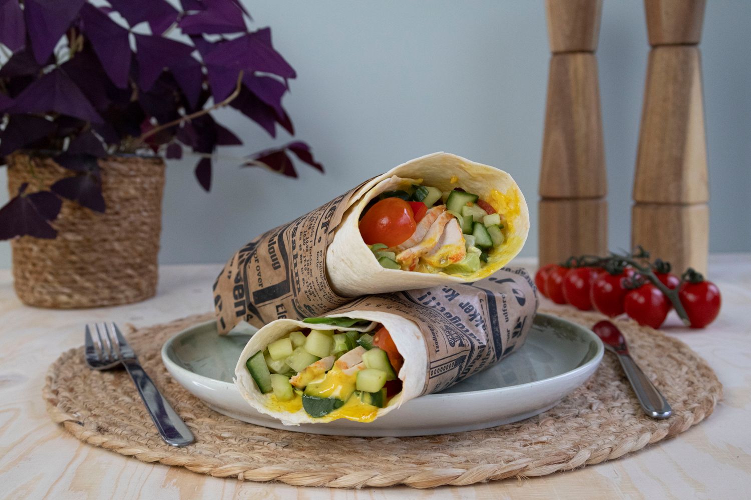 Wraps med kylling