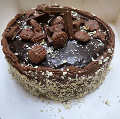 Sjokolade ganache kake
