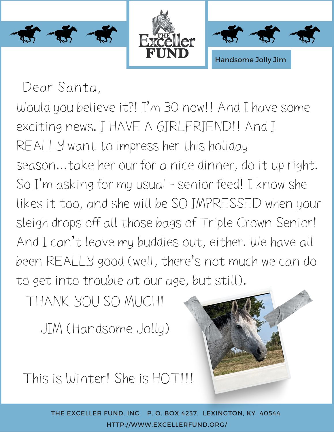 FEED FOR JIM AND HIS FRIENDS