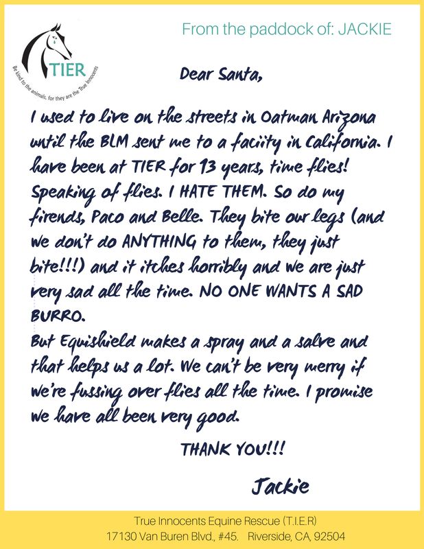 EQUISHIELD IBH FOR JACKIE AND HER FRIENDS