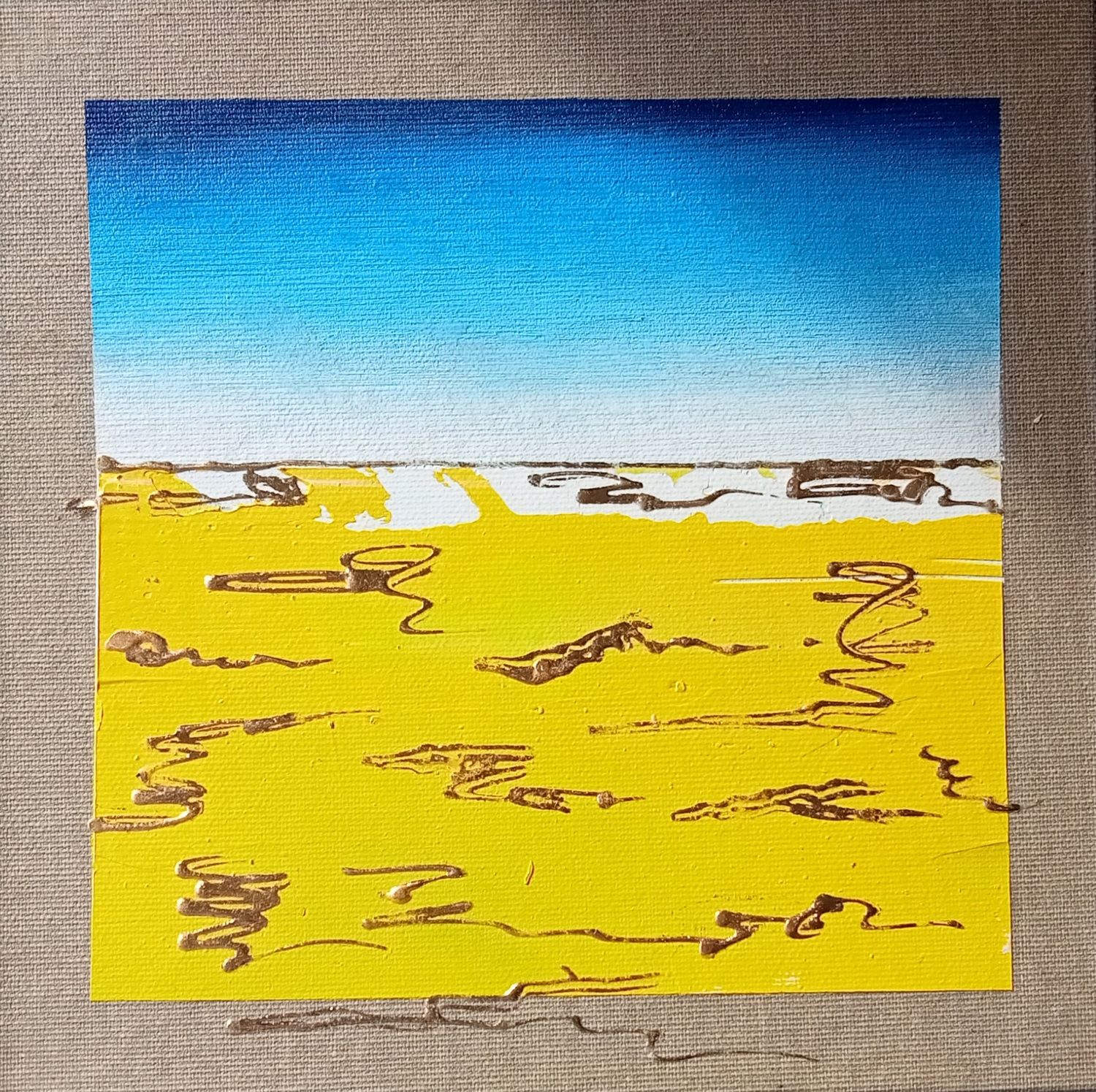 Acrylique sur lin