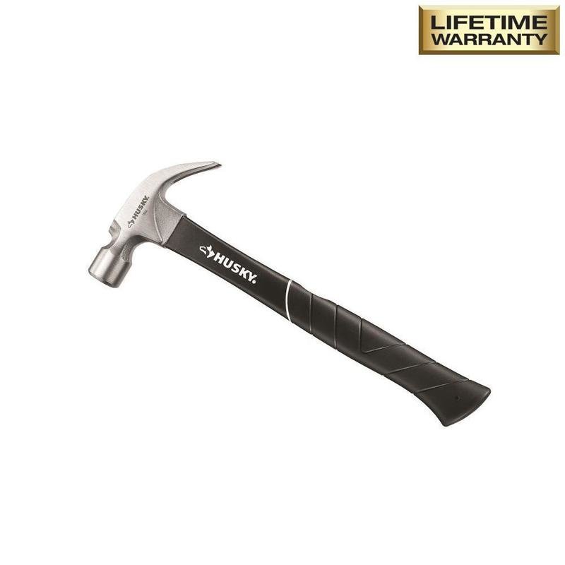 Husky 16 oz. Fiberglass Claw Hammer