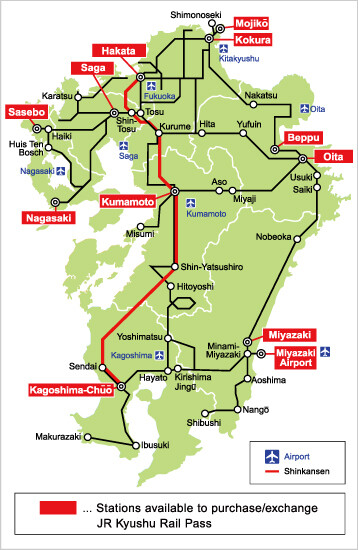 Kyushu Rail Pass  3, 5 &amp; 7 Day  *e-Ticket MCO