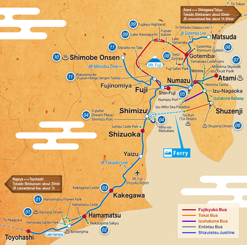 Mt. Fuji Shizuoka Area 3 Day Pass