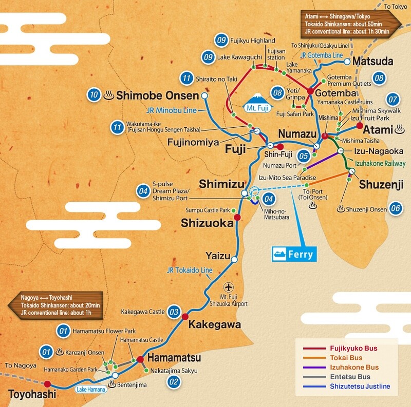 Mt. Fuji Shizuoka Area 3 Day Pass