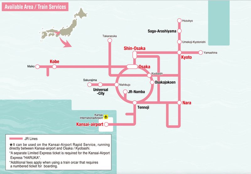 Kansai Mini 3 Day Pass *e-Ticket MCO