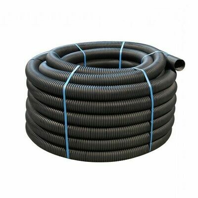 80mm Perforated Land Drainage Coil x 25mtr