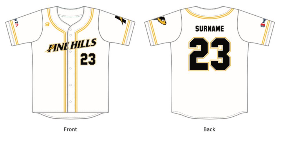 Masters White Playing Jersey / Supporter Jersey