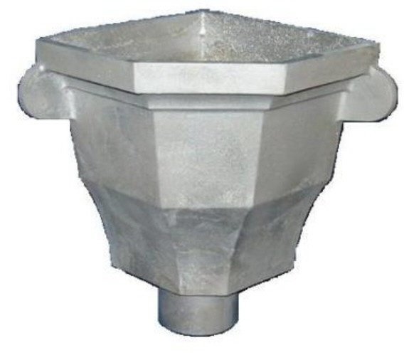 BelleVue Corner Hopper 76 x 76mm Sq Outlet