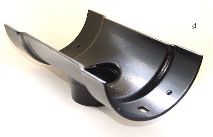 Outlet for 63mm dia Rainwater Pipe - W 112mm x D 52mm