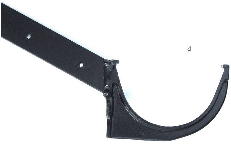 Deep Beaded Half Round - Side Rafter Bracket