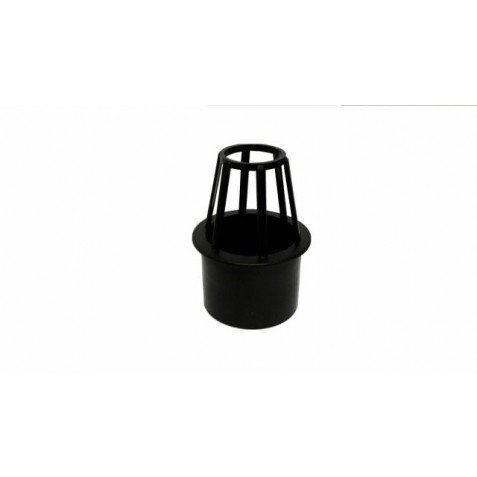 Hard Plastic outlet with leaf guard